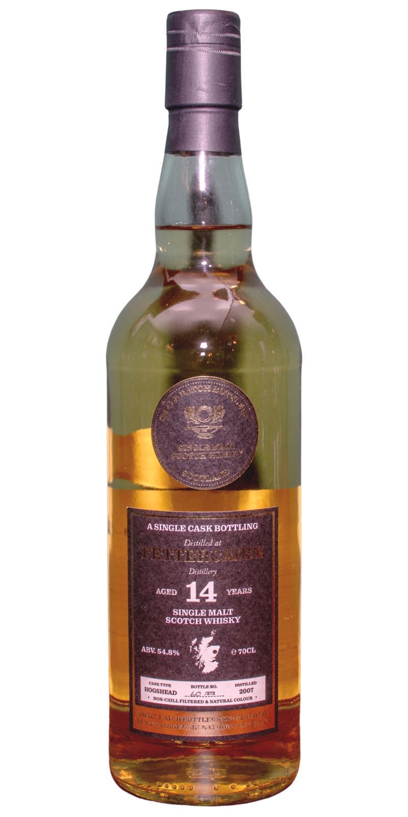 Fettercairn 2007 SmBB  Single Cask