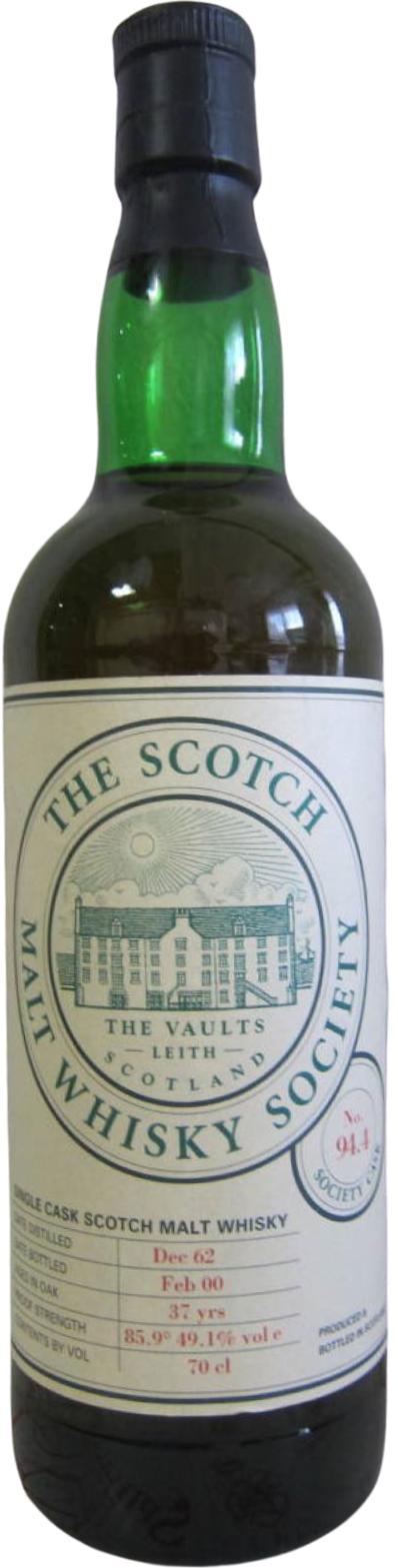 Fettercairn 1962 SMWS 94.4