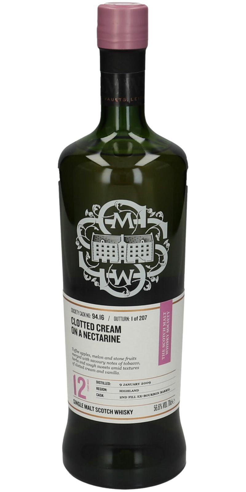 Fettercairn 2009 SMWS 94.16  Clotted cream on a nectarine