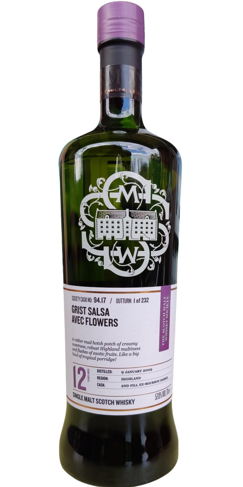 Fettercairn 2009 SMWS 94.17  Grist salsa avec flowers