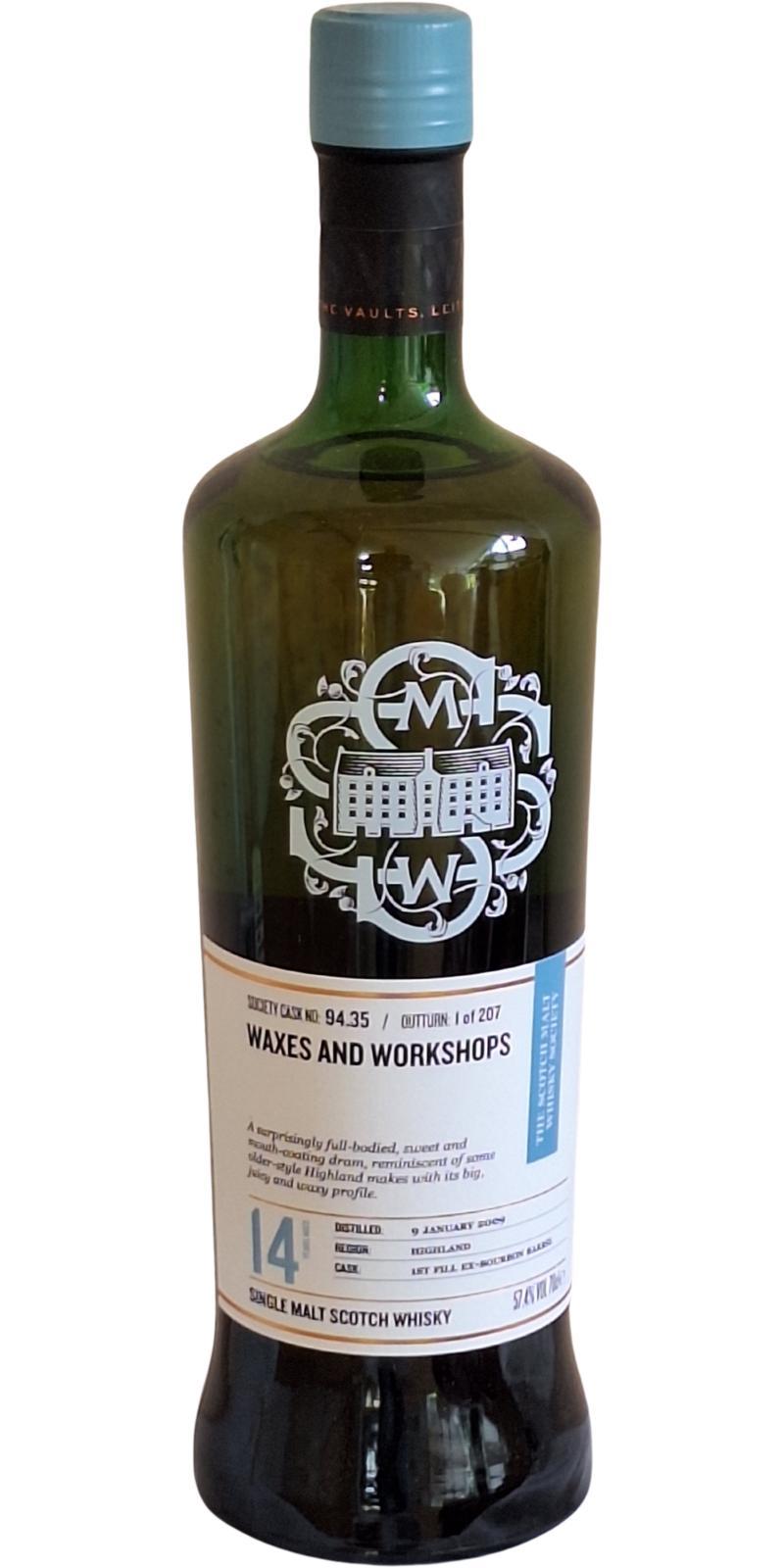 Fettercairn 2009 SMWS 94.35  Waxes and workshops