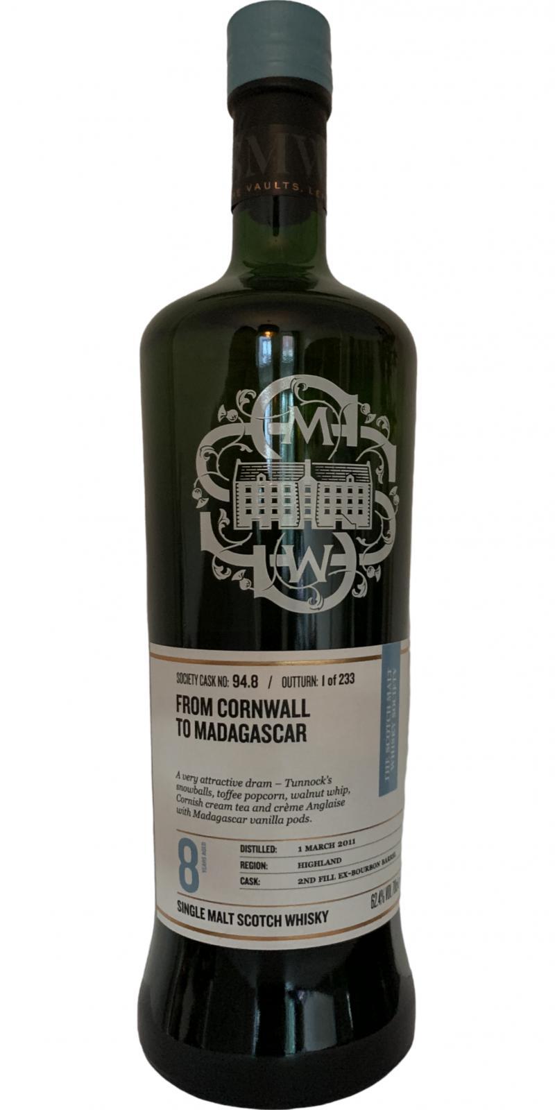 Fettercairn 2011 SMWS 94.8  From Cornwall to Madagascar