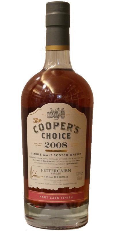 Fettercairn 2008 VM  The Cooper's Choice