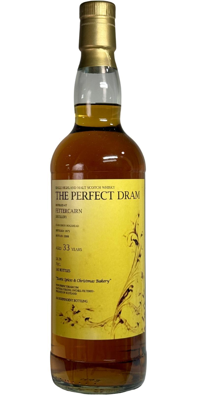 Fettercairn 1975 TWA  The Perfect Dram