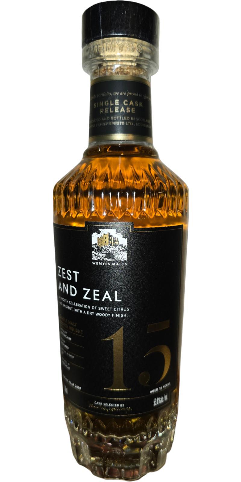 Fettercairn 2007 Wy  Zest and Zeal