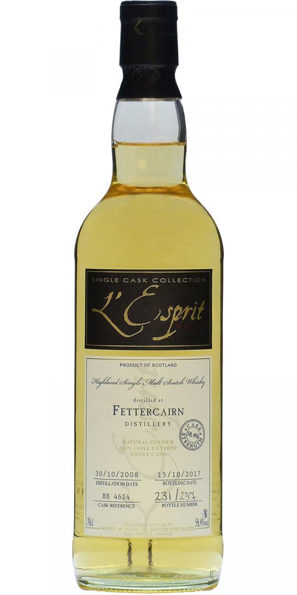 Fettercairn 2008 WRh  L'Esprit - Single Cask Collection