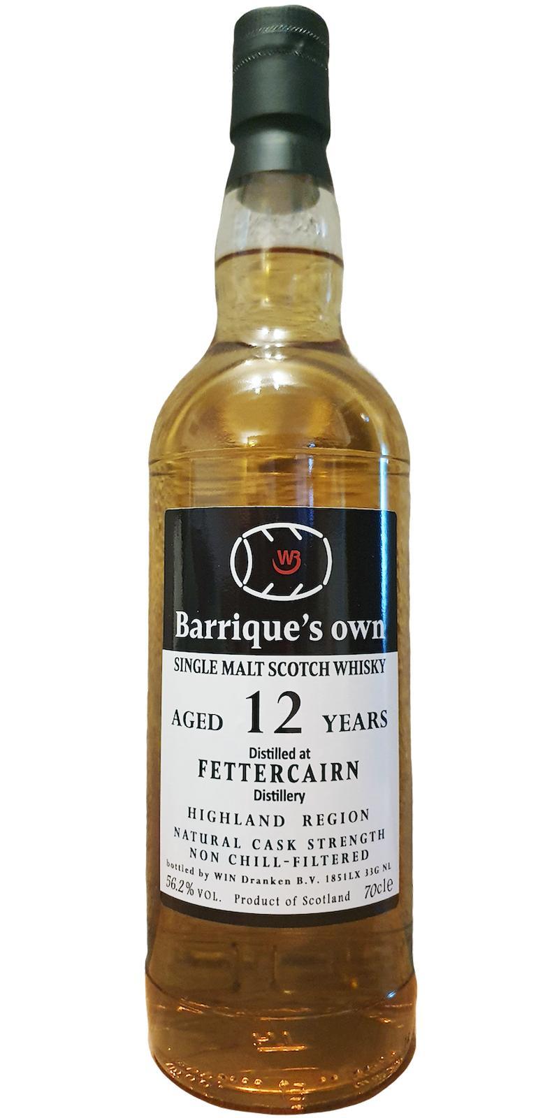 Fettercairn 12-year-old WIN  Barrique's Own