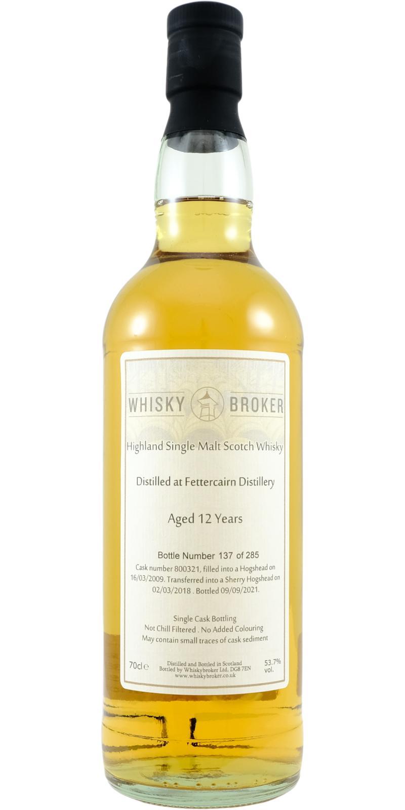 Fettercairn 2009 WhB