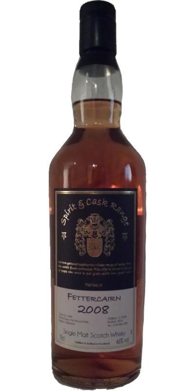 Fettercairn 2008 Wx  Spirit & Cask Range