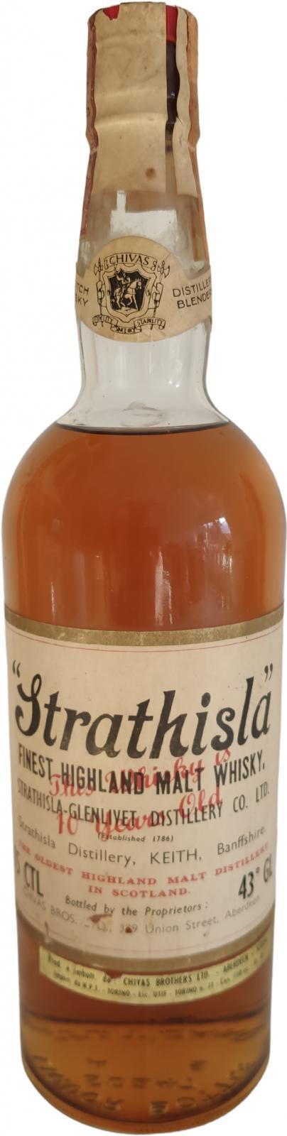 Strathisla 10-year-old  Finest Highland Malt Whisky
