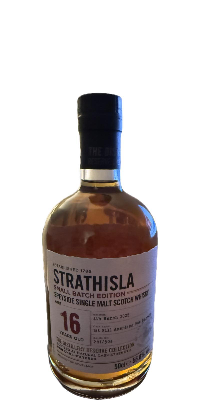 Strathisla 16-year-old  Small Batch Edition
