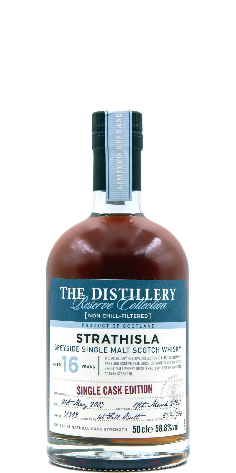 Strathisla 2003  The Distillery Reserve Collection - Single Cask Edition