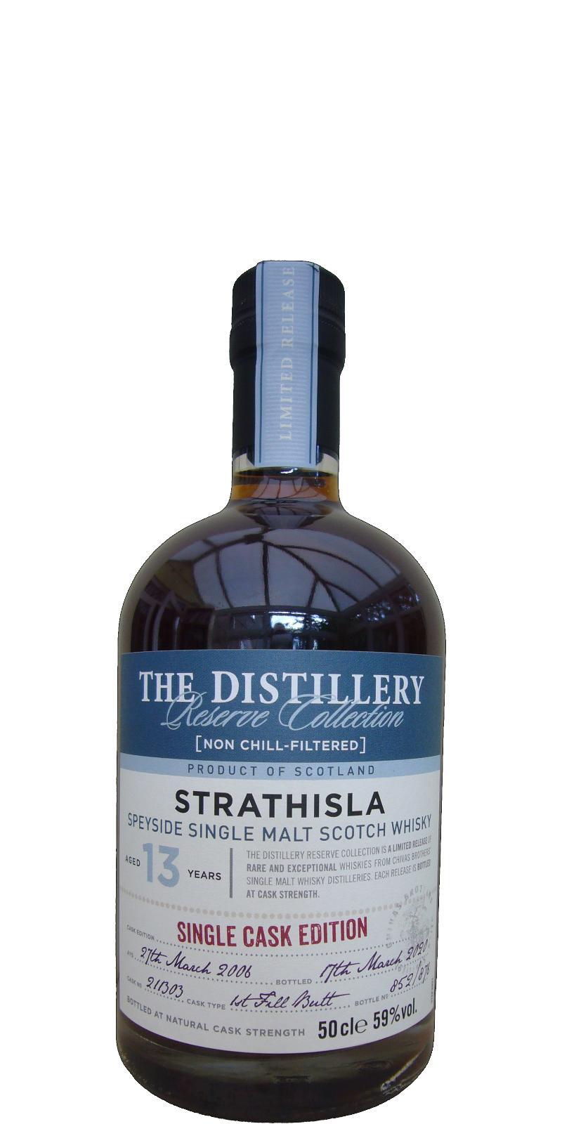 Strathisla 2006  The Distillery Reserve Collection