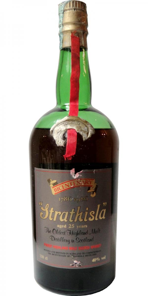 Strathisla 25-year-old  Bicentenary 1786-1986