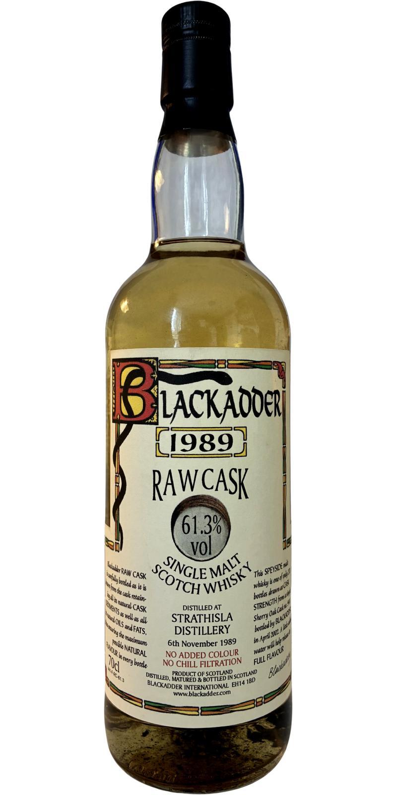 Strathisla 1989 BA  Raw Cask