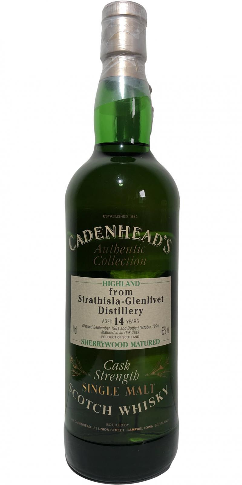 Strathisla 1981 CA  Authentic Collection