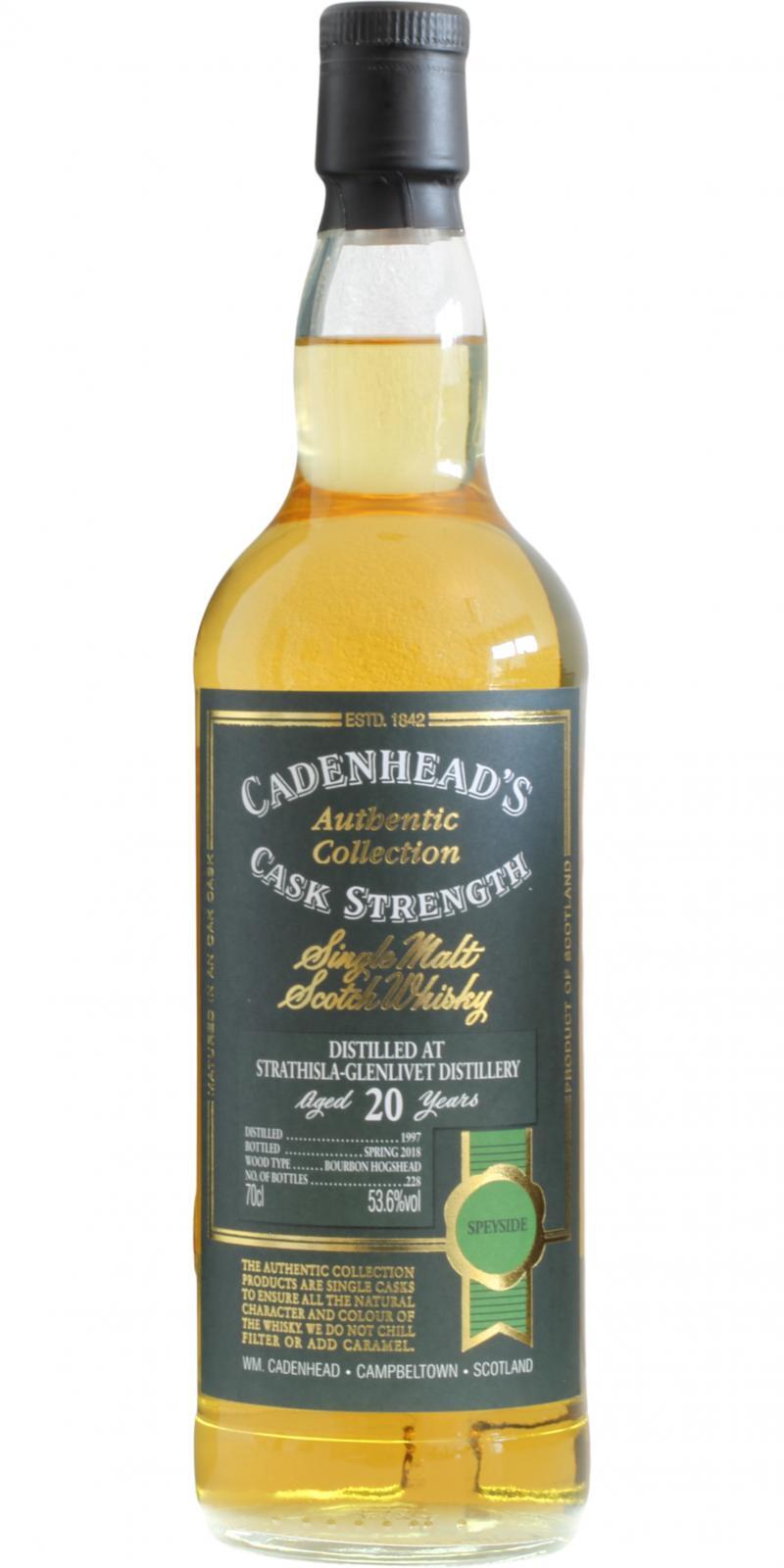 Strathisla 1997 CA  Authentic Collection