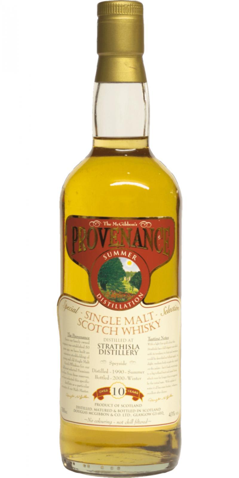 Strathisla 1990 McG  McGibbon's Provenance