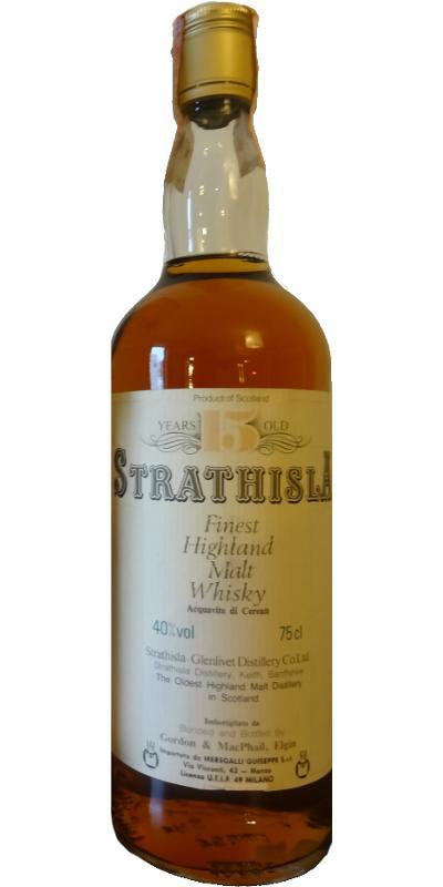 Strathisla 15-year-old GM  Finest Highland Malt Whisky - Acquavite di Cereali