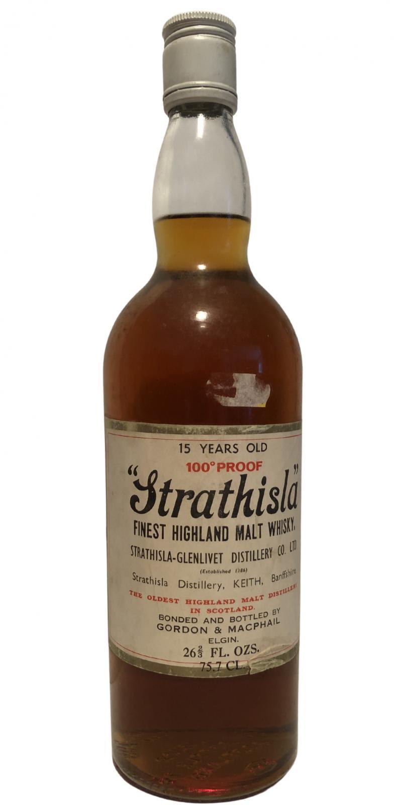 Strathisla 15-year-old GM  Licensed Bottling