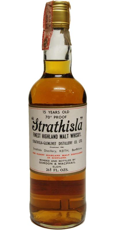 Strathisla 15-year-old GM  Licensed Bottling