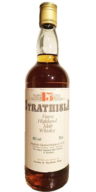 Strathisla 15-year-old GM  Finest Highland Malt Whisky