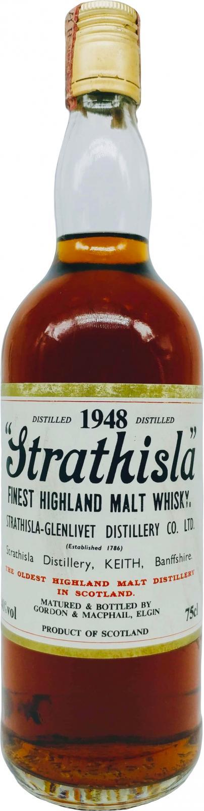 Strathisla 1948 GM  Licensed Bottling