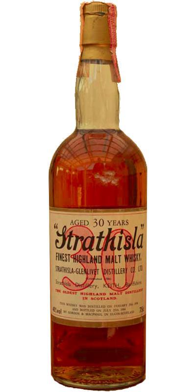 Strathisla 1954 GM  Licensed Bottling