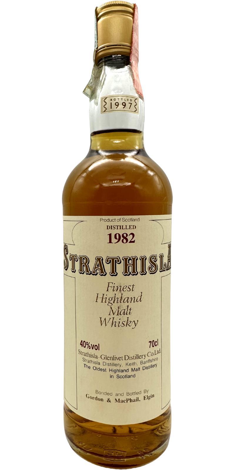 Strathisla 1982 GM  Licensed Bottling