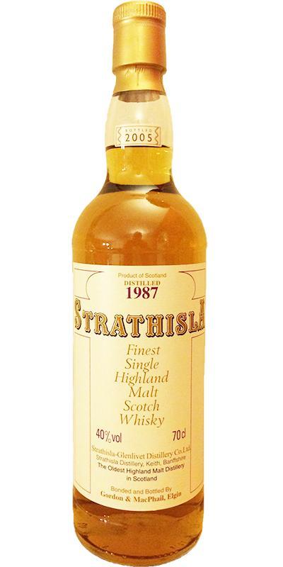Strathisla 1987 GM  Licensed Bottling
