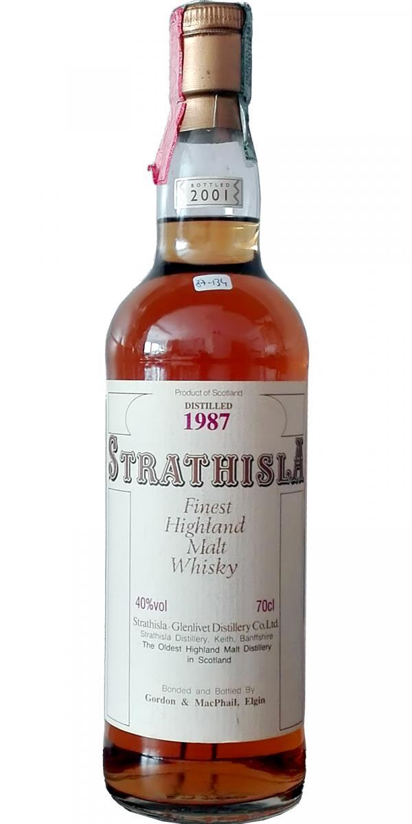 Strathisla 1987 GM  Licensed Bottling