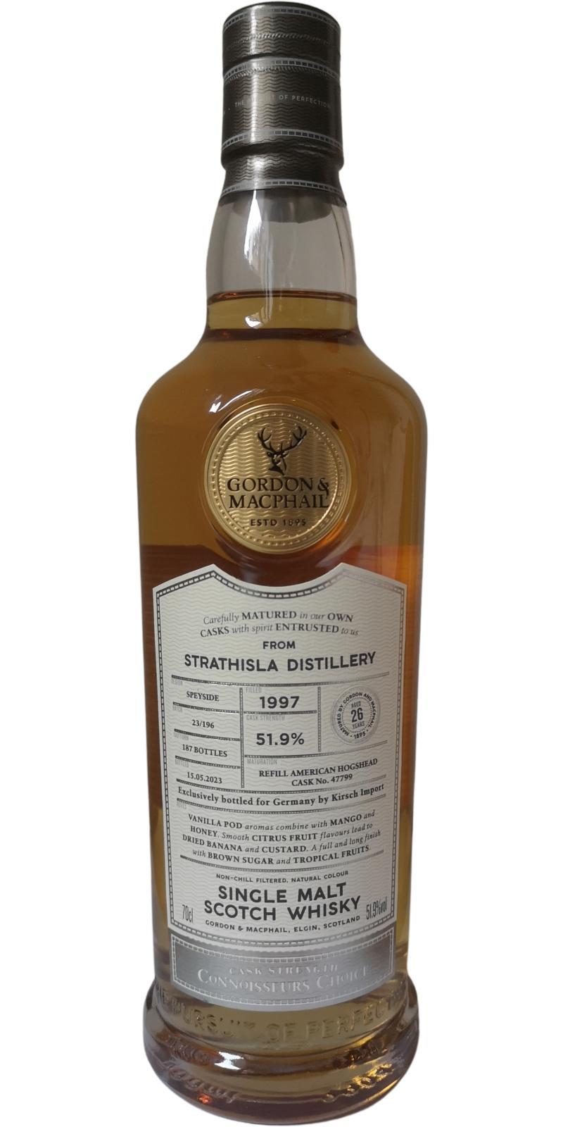 Strathisla 1997 GM  Connoisseurs Choice - Cask Strength
