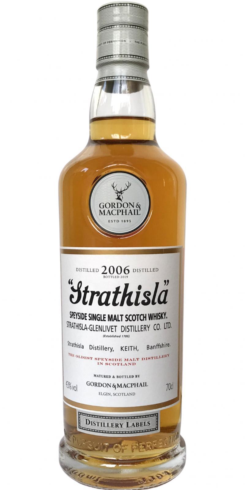 Strathisla 2006 GM  Distillery Labels