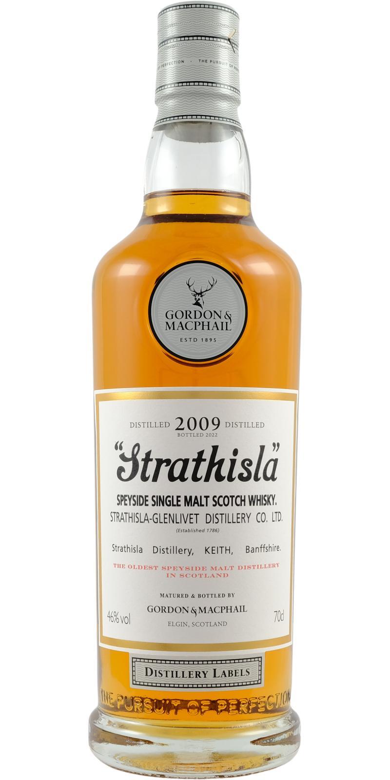 Strathisla 2009 GM  Distillery Labels