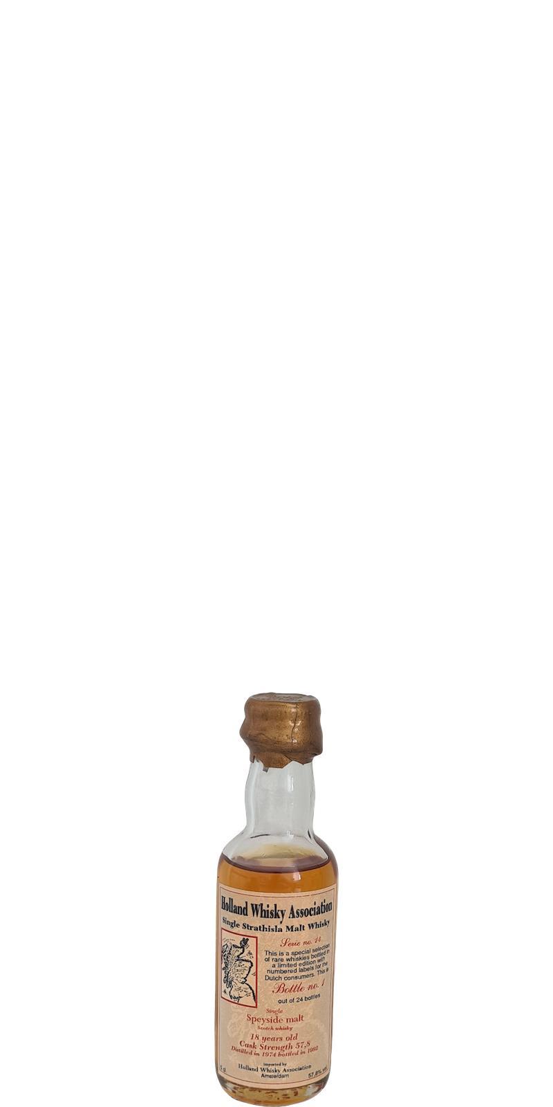 Strathisla 1974 HPdV  Serie no. 14 - Miniature