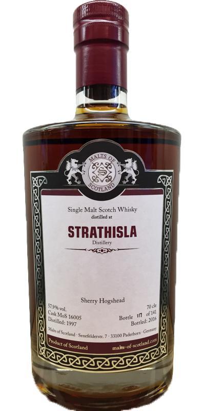 Strathisla 1997 MoS