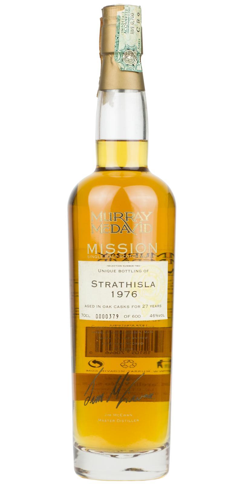 Strathisla 1976 MM  Mission - Selection Number Two