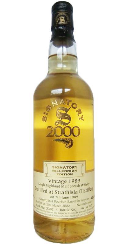 Strathisla 1989 SV  Millennium Edition
