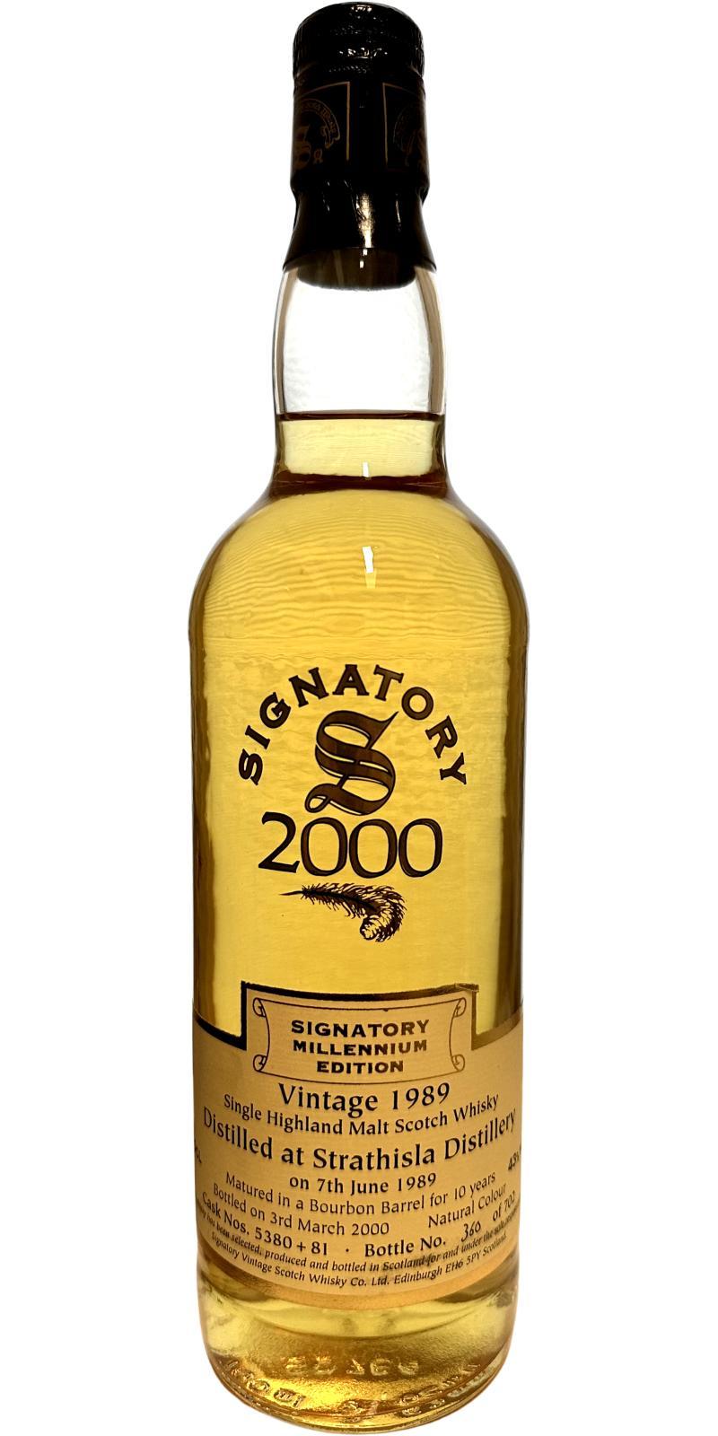 Strathisla 1989 SV  Millennium Edition