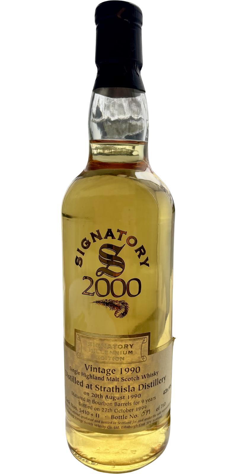 Strathisla 1990 SV  Millennium Edition