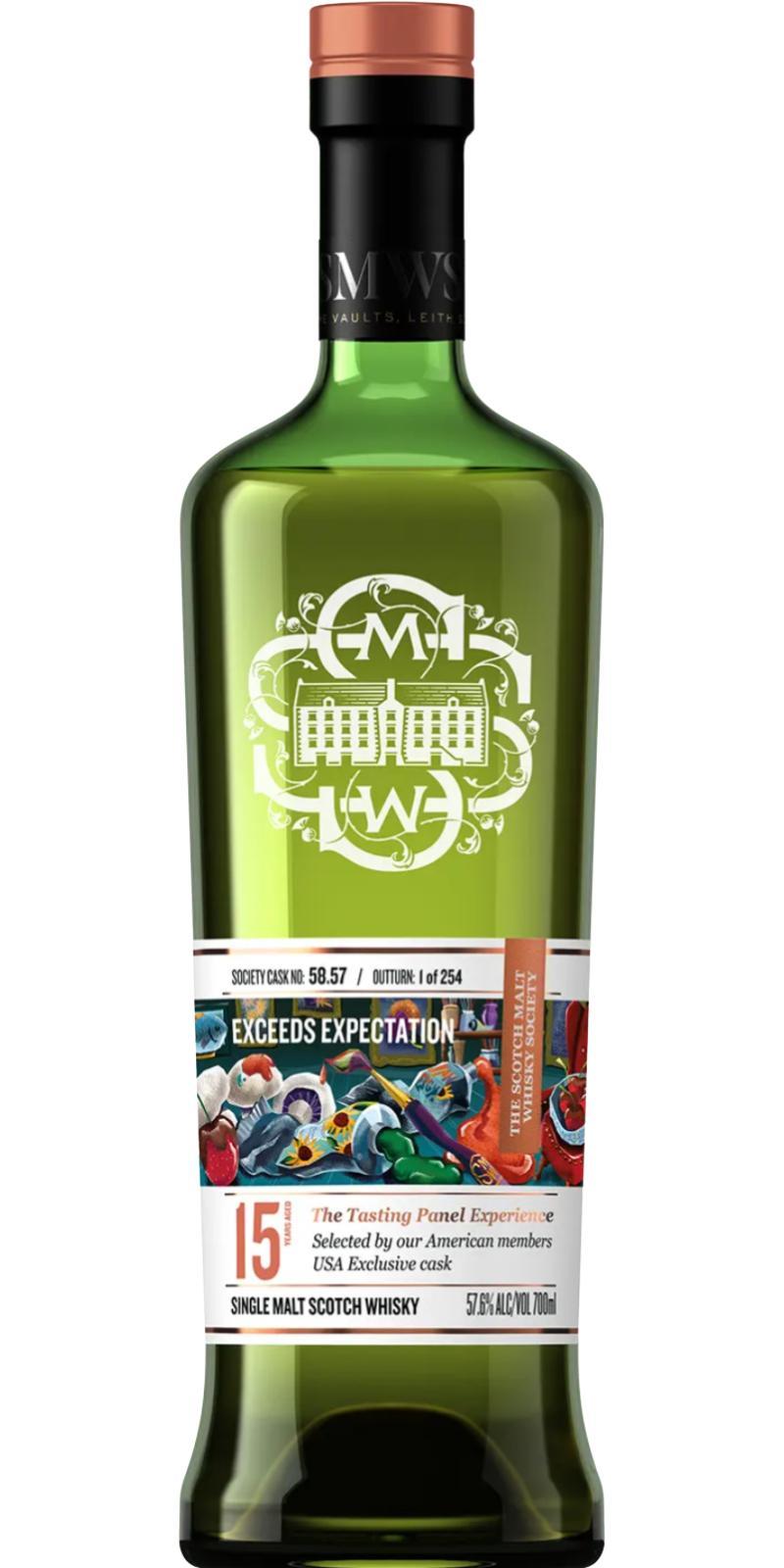 Strathisla 15-year-old SMWS 58.57  Exceeds Expectations