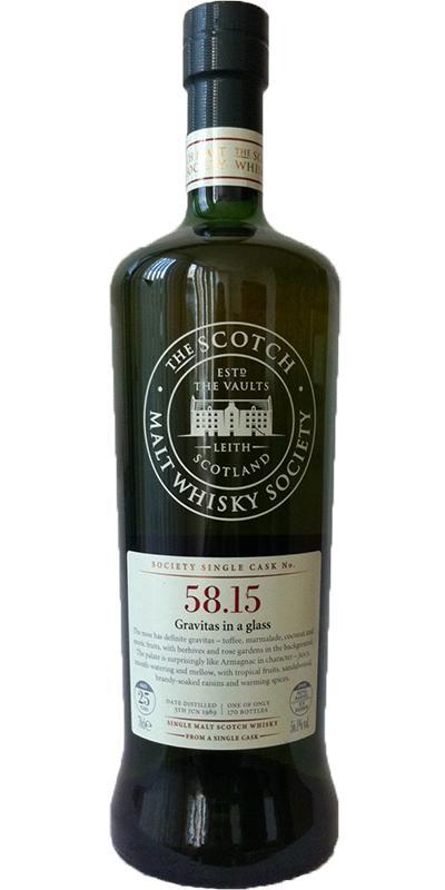 Strathisla 1989 SMWS 58.15  Gravitas in a glass