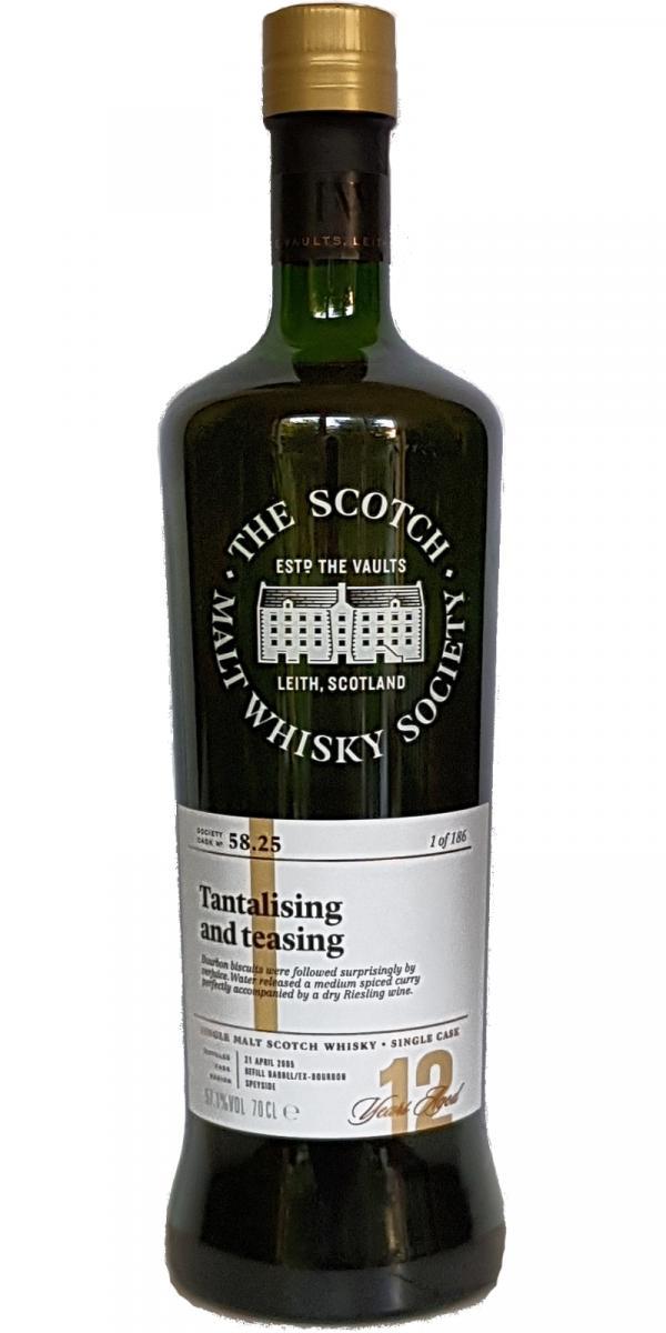 Strathisla 2005 SMWS 58.25  Tantalising and teasing