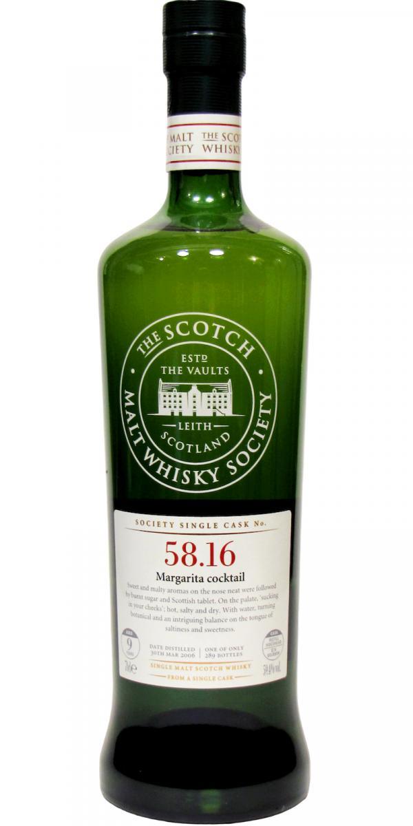 Strathisla 2006 SMWS 58.16  Margarita cocktail