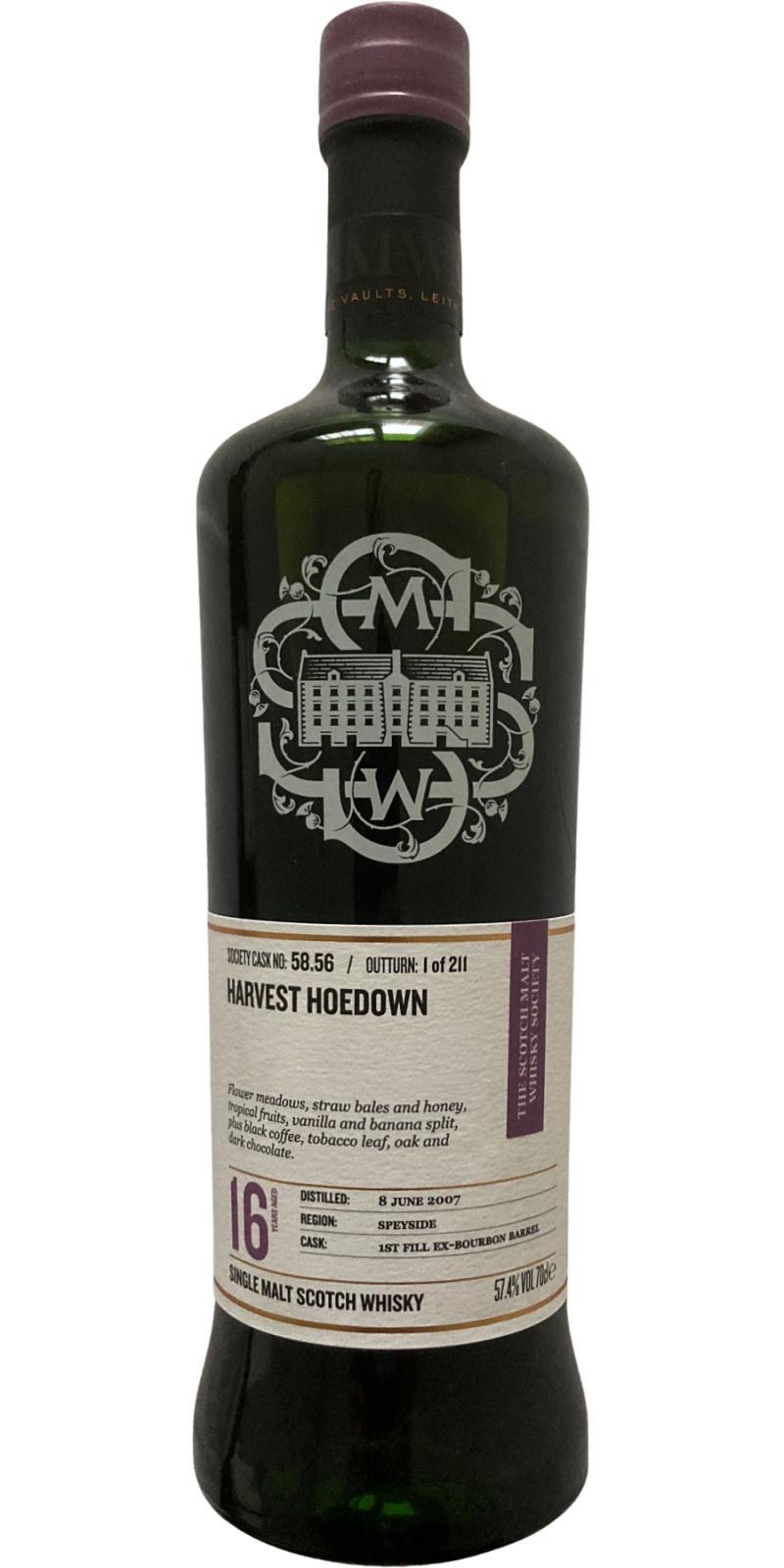 Strathisla 2007 SMWS 58.56  Harvest hoedown