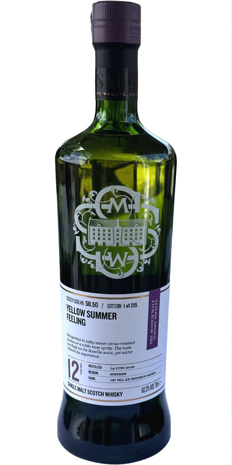 Strathisla 2010 SMWS 58.50  Yellow summer feeling