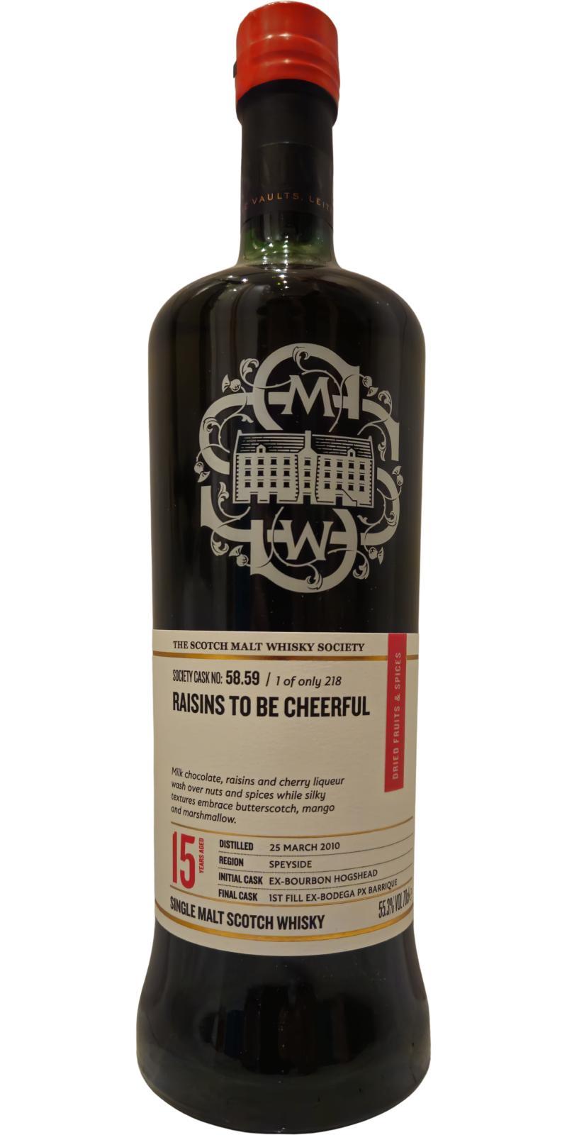 Strathisla 2010 SMWS 58.59  Raisins to be cheerful