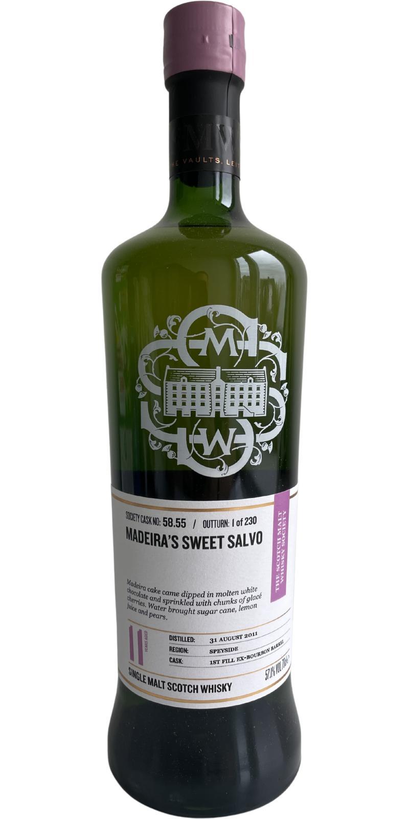 Strathisla 2011 SMWS 58.55  Madeira's sweet salvo