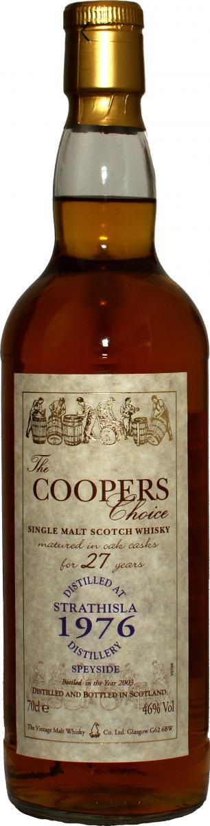 Strathisla 1976 VM  The Cooper's Choice