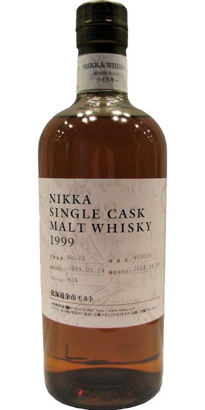 Nikka 1999  Single Cask Warehouse #25